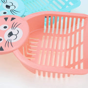 Cute Cat Face Shape Litter Scoop – Durable Plastic Cat Litter Shovel with Comfortable Handle