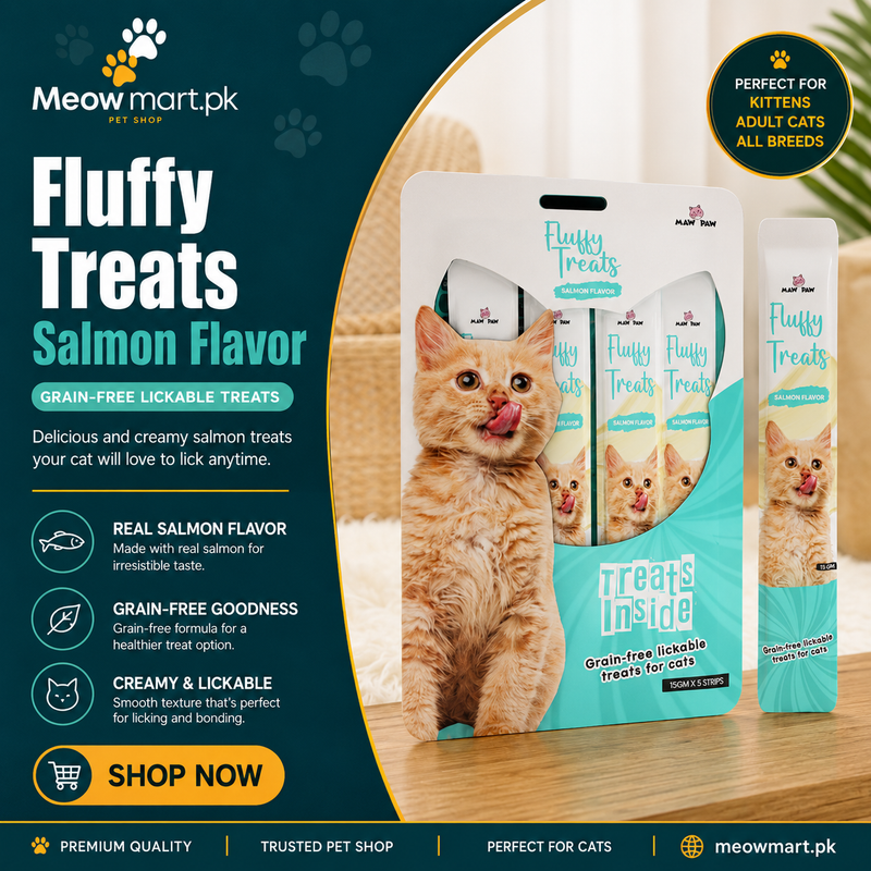Fluffy Treats Salmon Flavor Lickable Cat Treats 75g