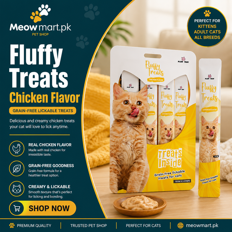Fluffy Treats Chicken Flavor Lickable Cat Treats – 75g