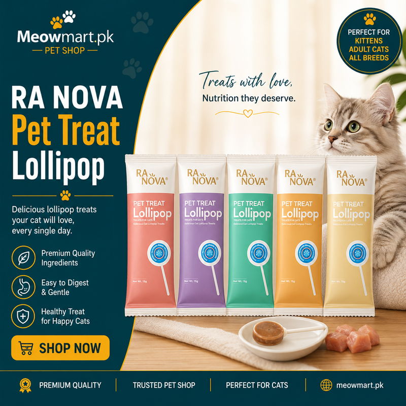 Ranova Lollipop Freeze-Dried Cat Treat – Mixed Flavor Healthy Pet Snack