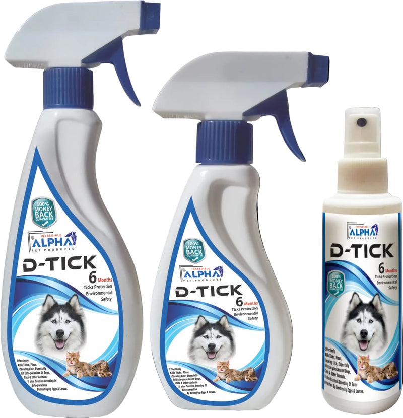 Alpha D Tick & Flea Spray for Cats & Dogs – Fast-Acting Parasite Control