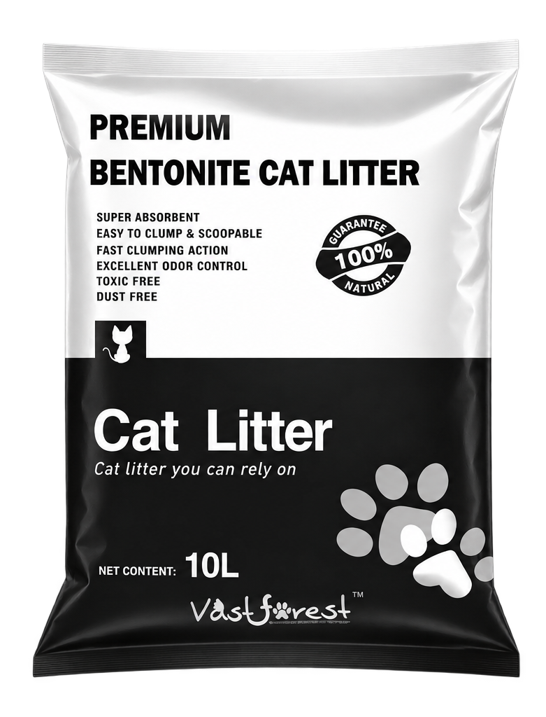 VastForest Premium Bentonite Clumping Cat Litter 10L