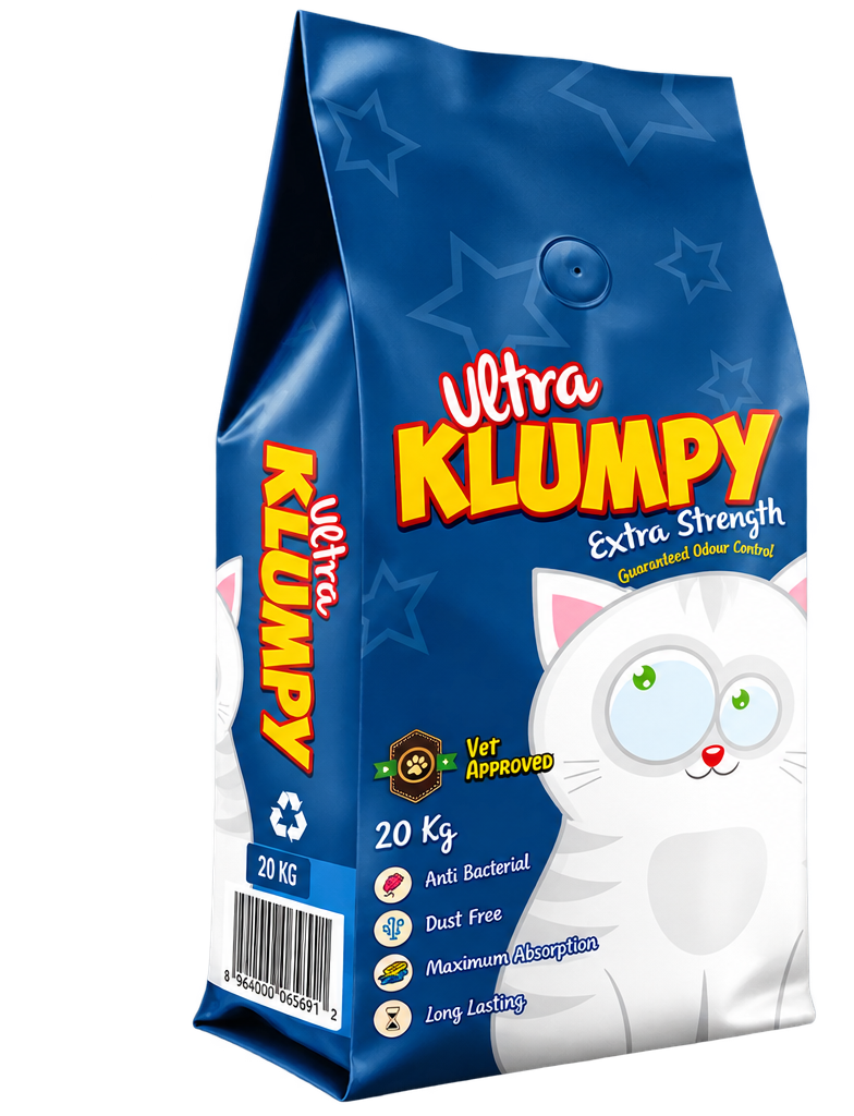 Ultra Klumpy Fresh Scent Cat Litter 20kg – Premium Clumping Cat Litter