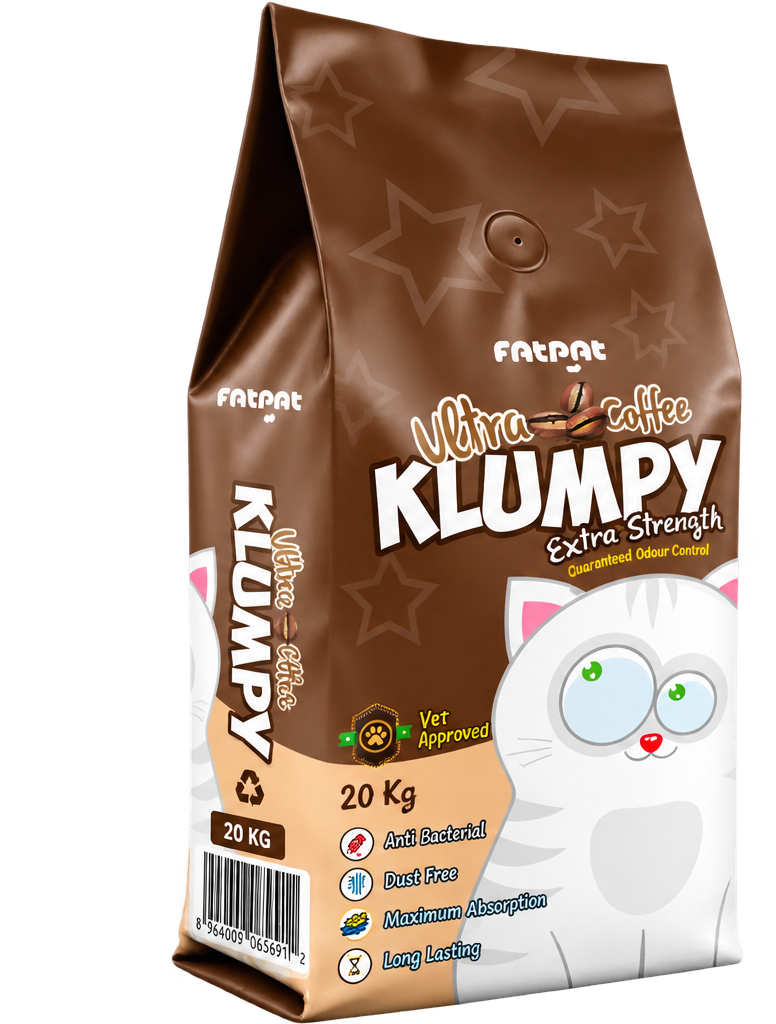 Ultra Klumpy Coffee Cat Litter 20kg – Coffee Scent Cat Litter