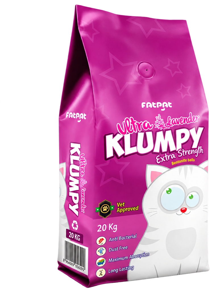 Ultra Klumpy Lavender Cat Litter 20kg – Lavender Scent Cat Litter