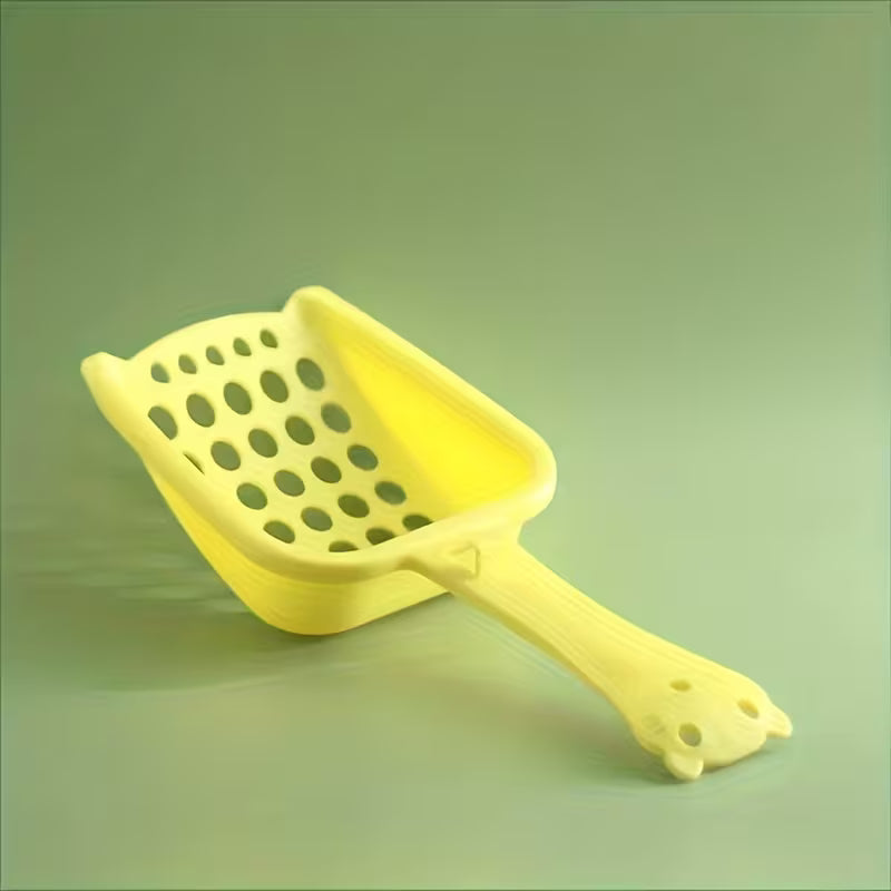 Heavy Duty Plastic Cat Litter Scoop – Easy Sifting Poop Scooper (Multi Color)